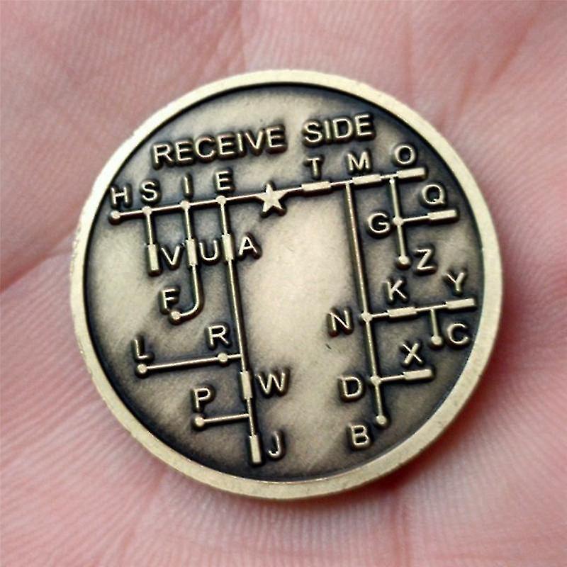 Morse Code Commemorative Coins Training Coin Morse Code Training Coin For Novice Radio Enthusiasts