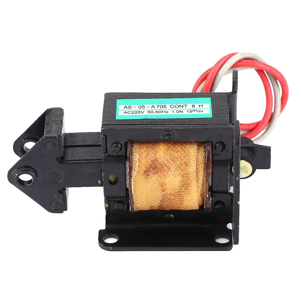 AS-05 A AC Push Pull Sole Electromagnet 220VAC 1N 15mm Stroke