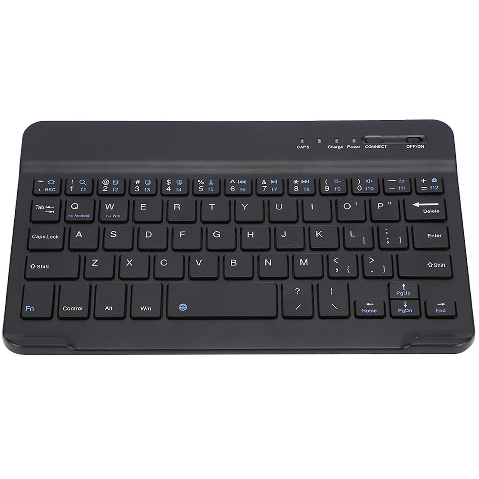 Slim Light Wireless Bluetooth Keyboard for Android IOS WIN Black