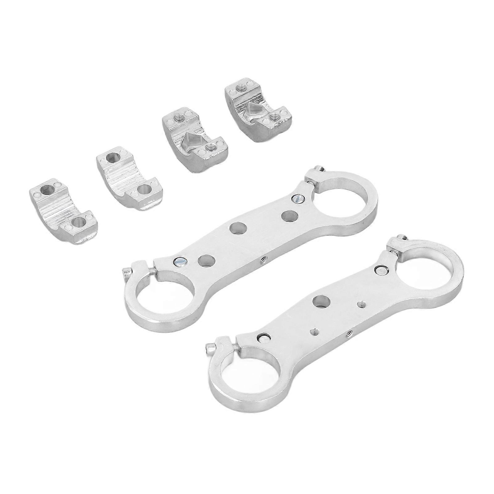 Front Shock Absorber Direction Device Upper Lower Plate for 47‑49cc Mini Motorcycle Modification