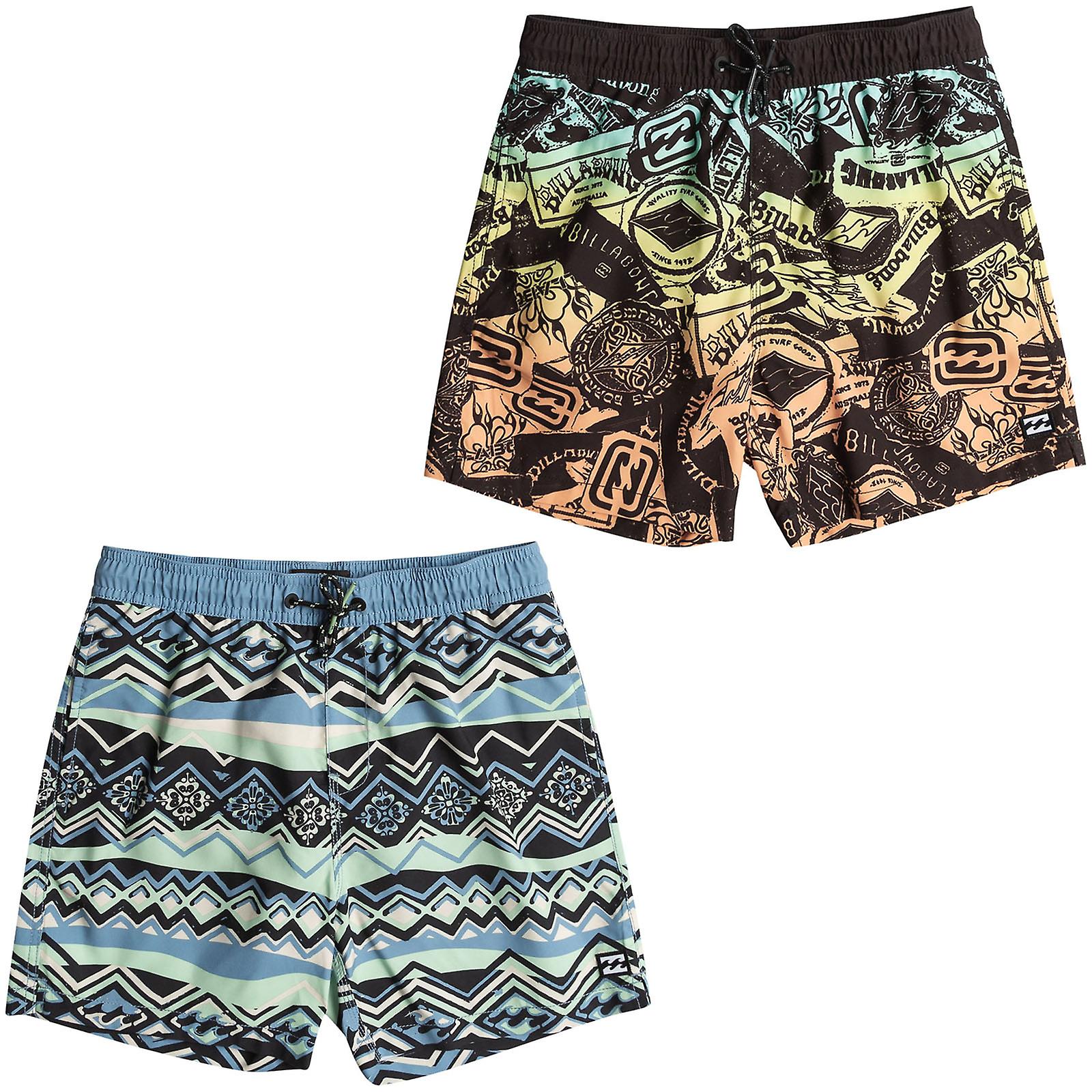 Billabong Kids Good Times Elasticated Swim Swimming Trunks Shorts