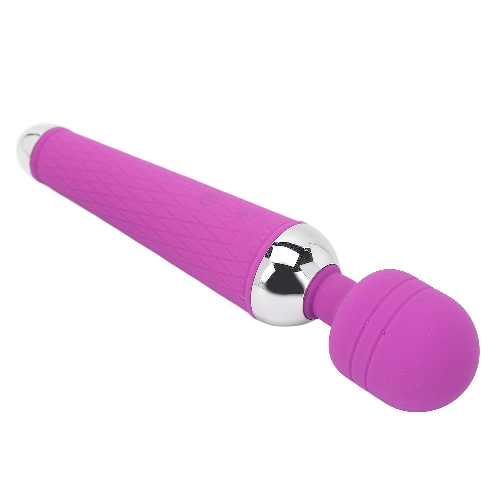 Handheld Personal Massager Muscle Relaxation Cordless Rechargeable Low Noise Waterproof Vibrator Wand 
