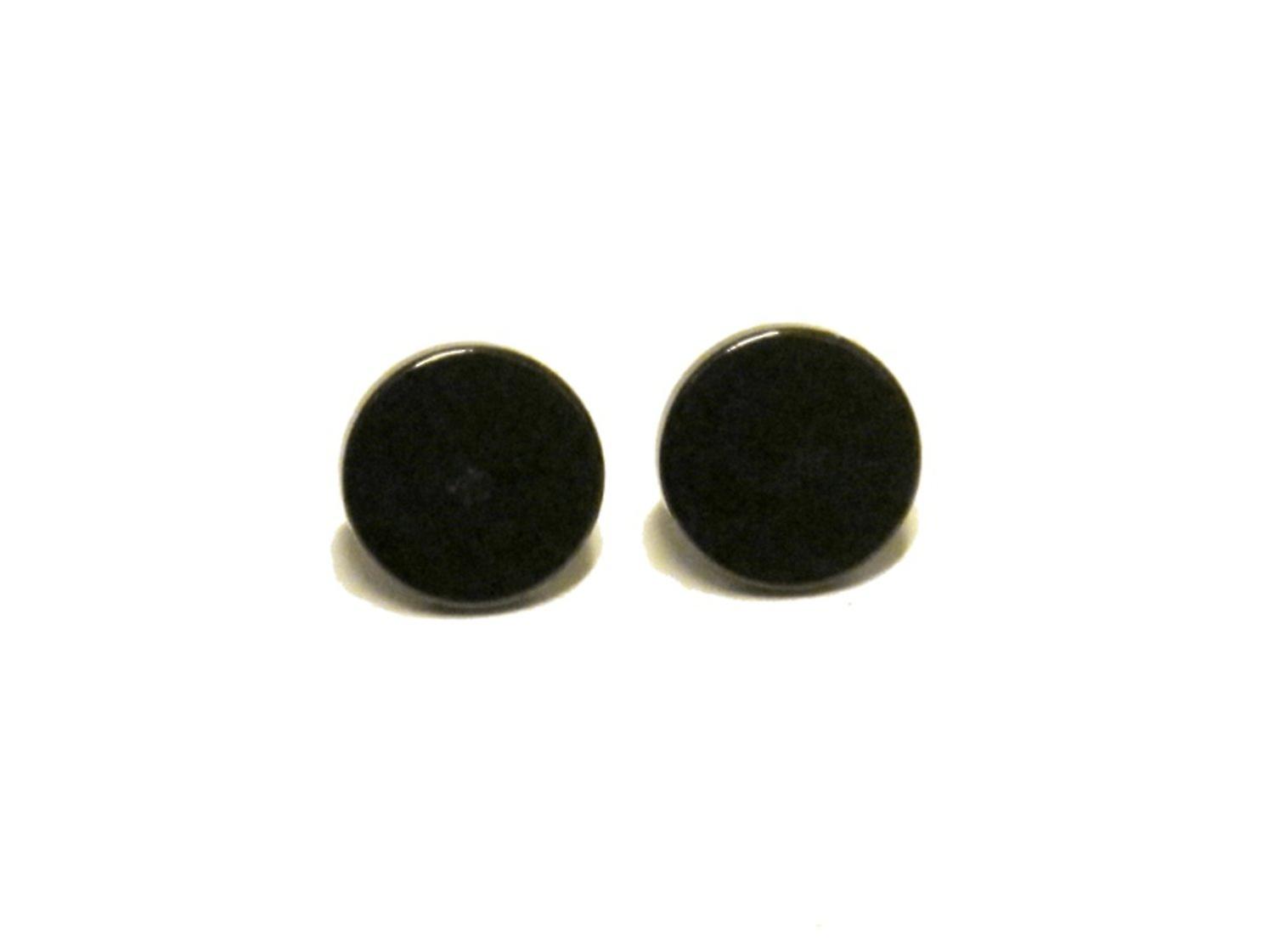Button earrings-12 mm