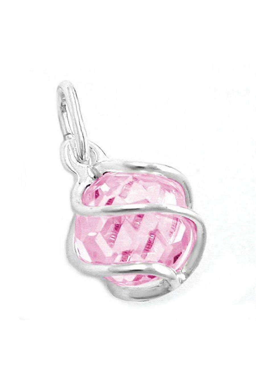 Pendant Zirconia-pink Silver 925 - Gl90199