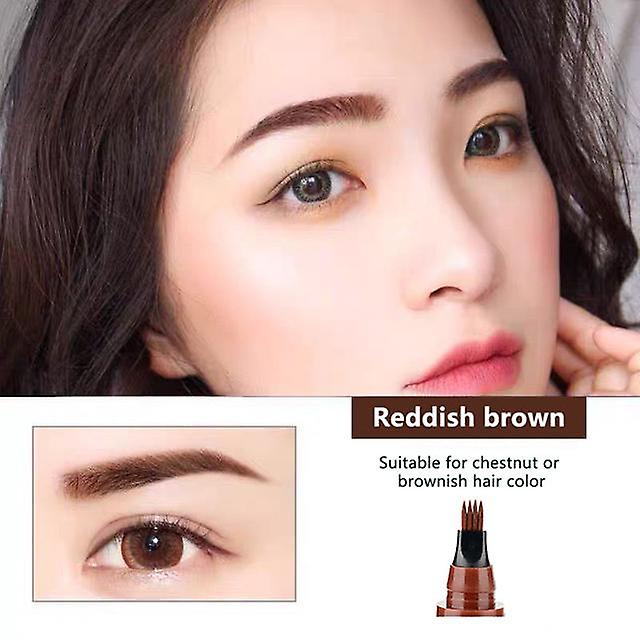 Waterproof 3D Eyebrow Pencil with Natural Microblade Effect
