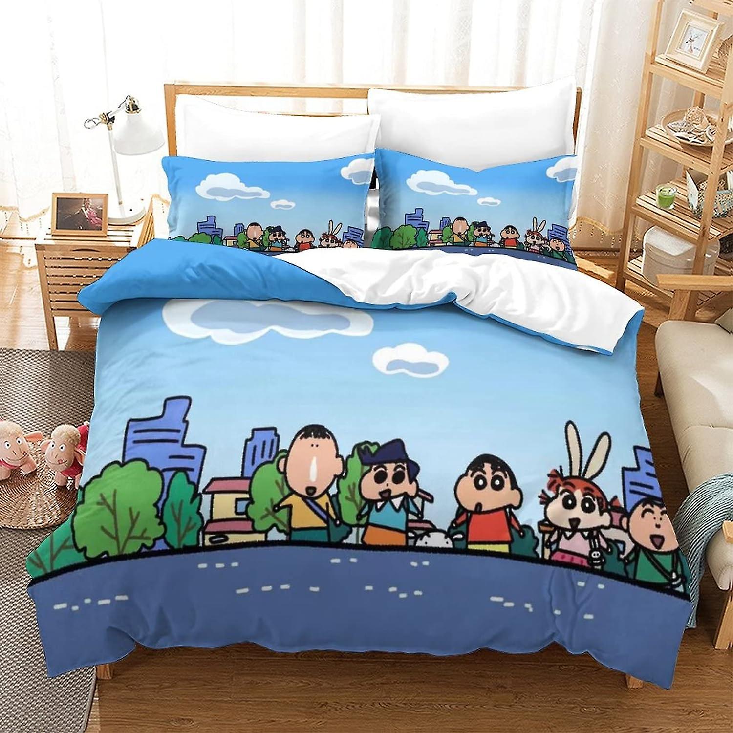 Crayon Shin-chan Bedding Set 3D Duvet Cover Set, Soft 100