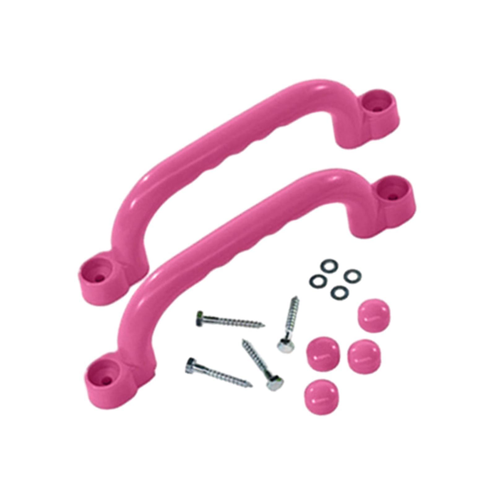 2Pcs Playground Equipment Swingset Attachments Multifunction Playground Handle Playset Equipment for Playhouse Climbing Kids