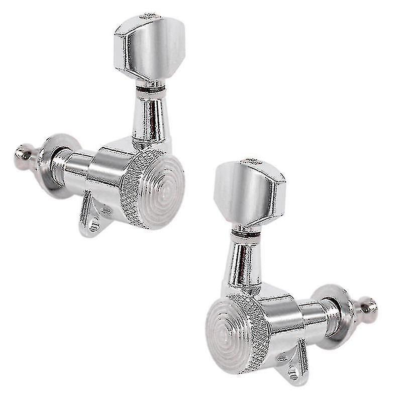 6r Chrome Locked String Tuning Pegs Key Tuners Machine Heads