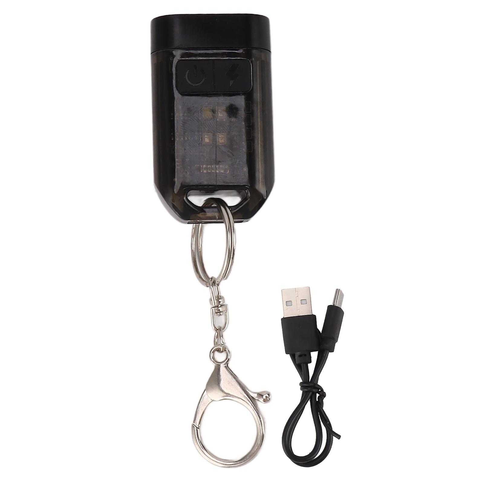 Mini lampe de poche d'extérieur puissante, ultra légère, portable, rechargeable, petite lampe porte-clés