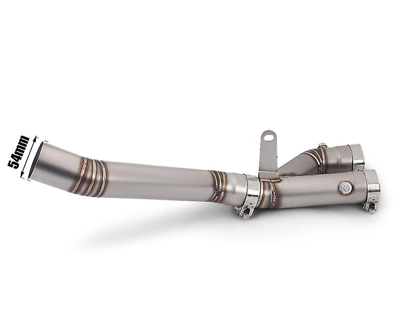 دراجة نارية نظام الهروب العادم منتصف لينك الأنابيب كاتم الصوت لياماها YZF R1 MT-10 MT10 FZ-10 2022 2023