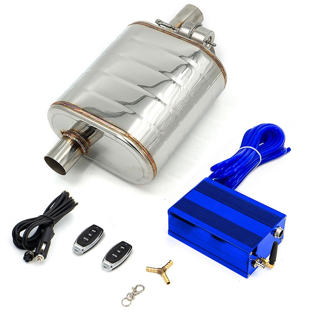 Clapet D'échappement à Vide 76mm Avec Télécommande - Acier Inoxydable, Réglage Du Volume