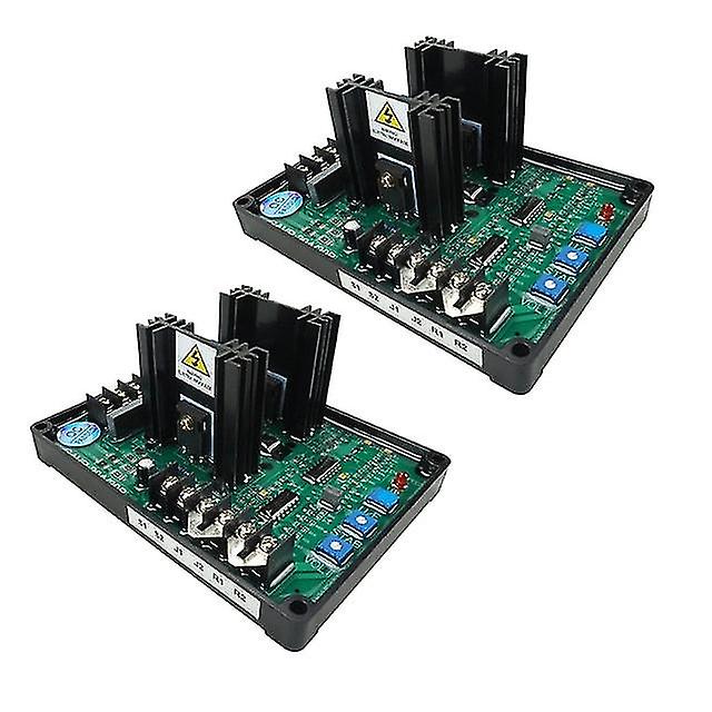 2 Pcs Gavr-20a Universal Brushless Automatic Voltage Regulator Module Avr Generator Smart Voltage Regulator 220/400vac