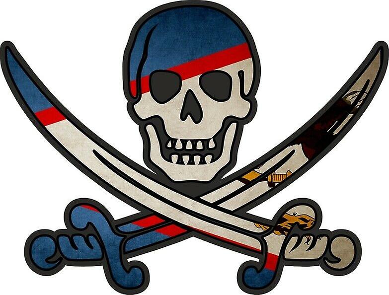 贴纸贴纸海盗杰克拉卡姆卡利科标志国家作为萨摩亚美国