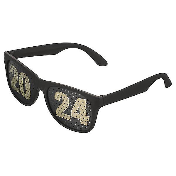 1 Pair Of 2024 Number Eyewear New Year Party Favor Costume Photo Prop 2024 Eyewear