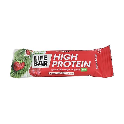 Lifebar protein strawberry 1 bar of 40g