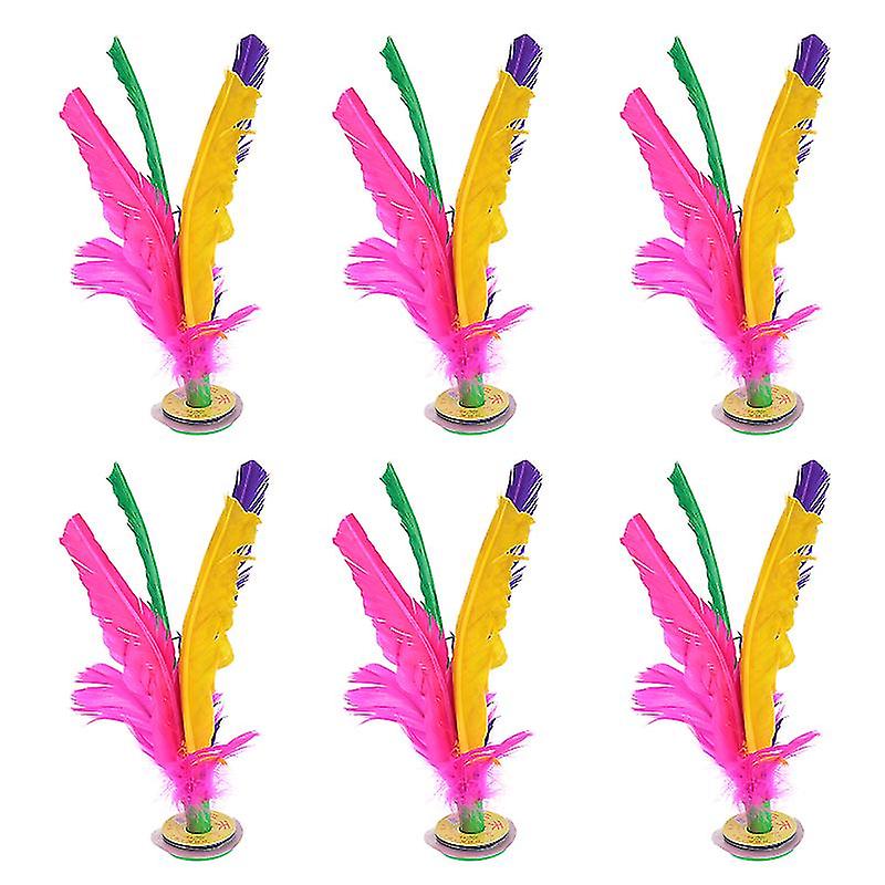 10pcs Feathers Shuttlecock