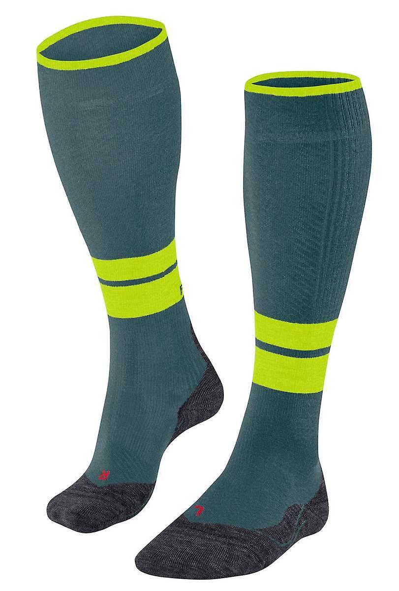 Falke TK Compression W3 Energy Trekking Knee-High Socks - Amazonia Blue
