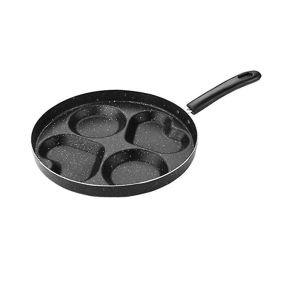 Pancake pan, round pan, four-hole omelet, egg dumpling pan, waffle pan, multifunctional breakfast fr