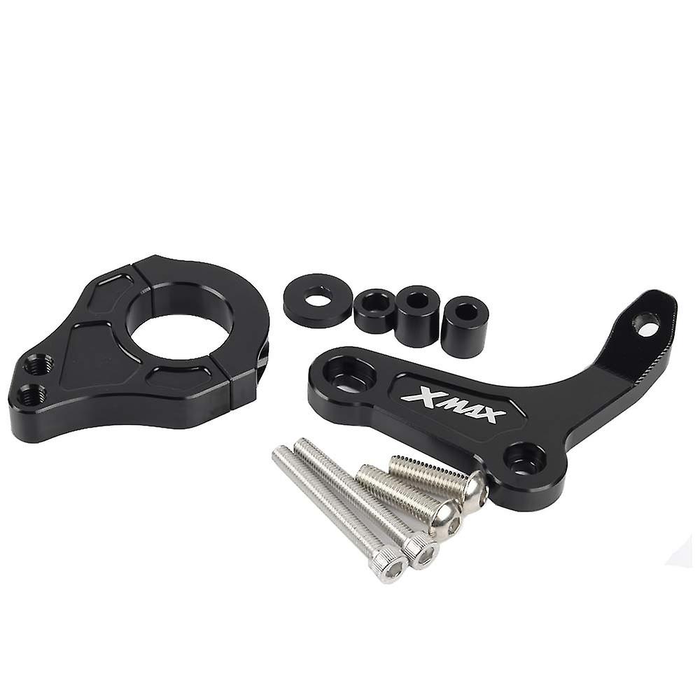 For Yamaha Xmax300 2017-2023 Adjustable Steering Damper Stabilizer Complete Steering Mounting Bracket Mounting Bracket Support