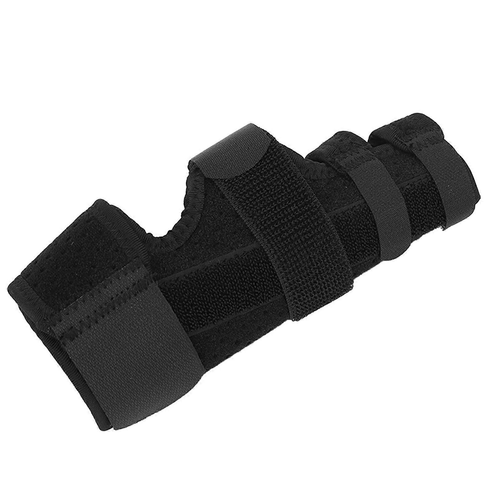 Boxer Splint Adjustable Metacarpal Finger Splint Hand Brace with Bendable Aluminum for 4th 5th Finger L 