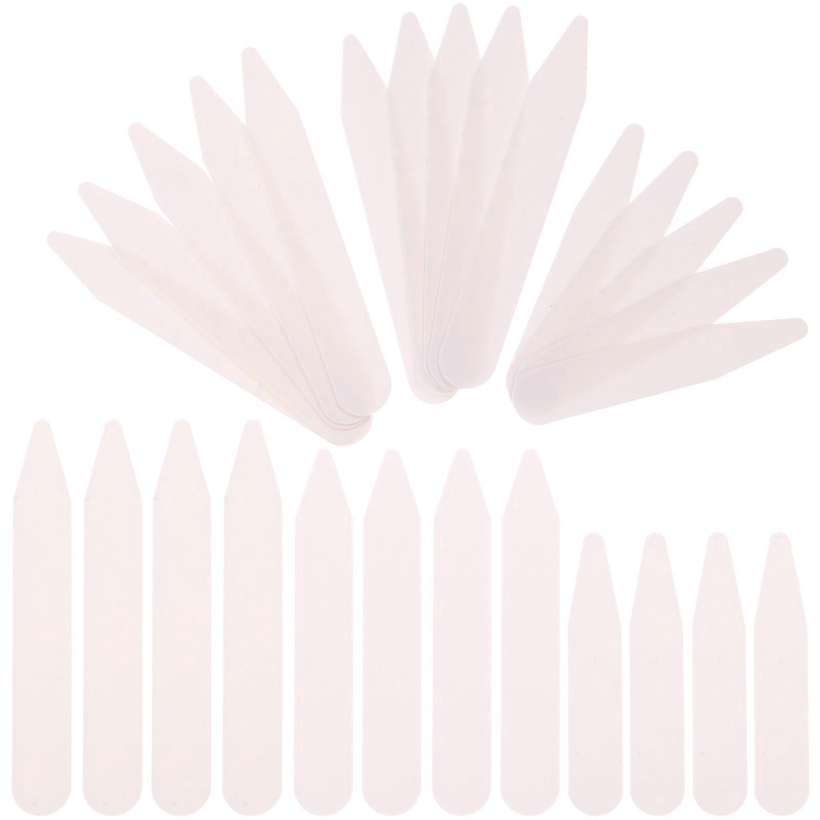 200pcs En Plastique Col Blanc Reste Os Raidisseurs en 3 Tailles