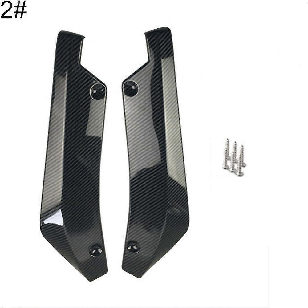 Hot2pcs Universal Car Rear Bumper Lip Spoiler Diffuser Splitter Scratch Protector