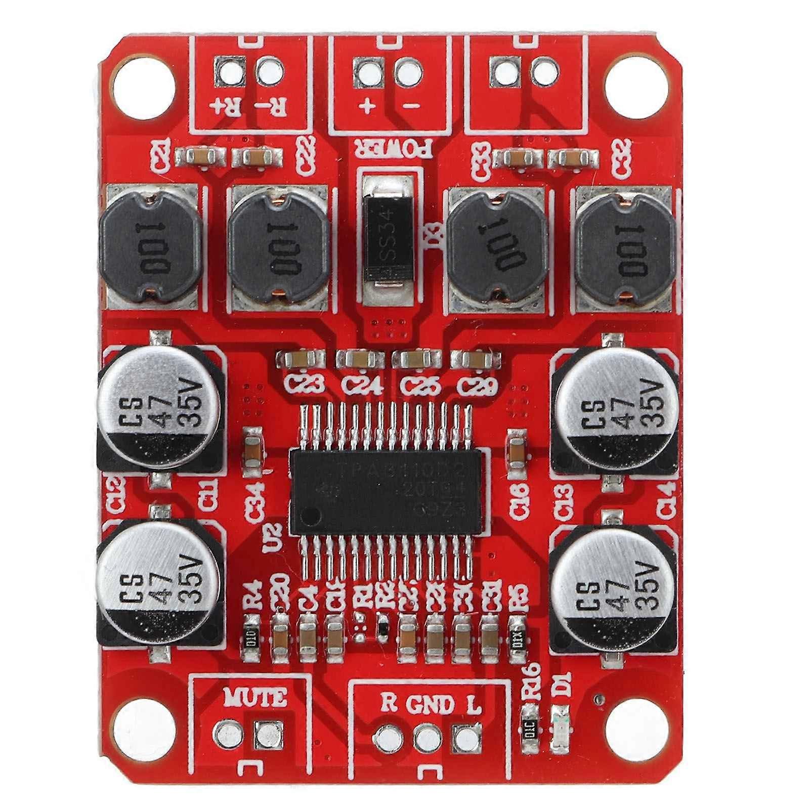 Leistungsverstärkerplatine TPA3110 2X15W Dual-Channel Stereo Digital Power Amplifier Board Modul für Computer