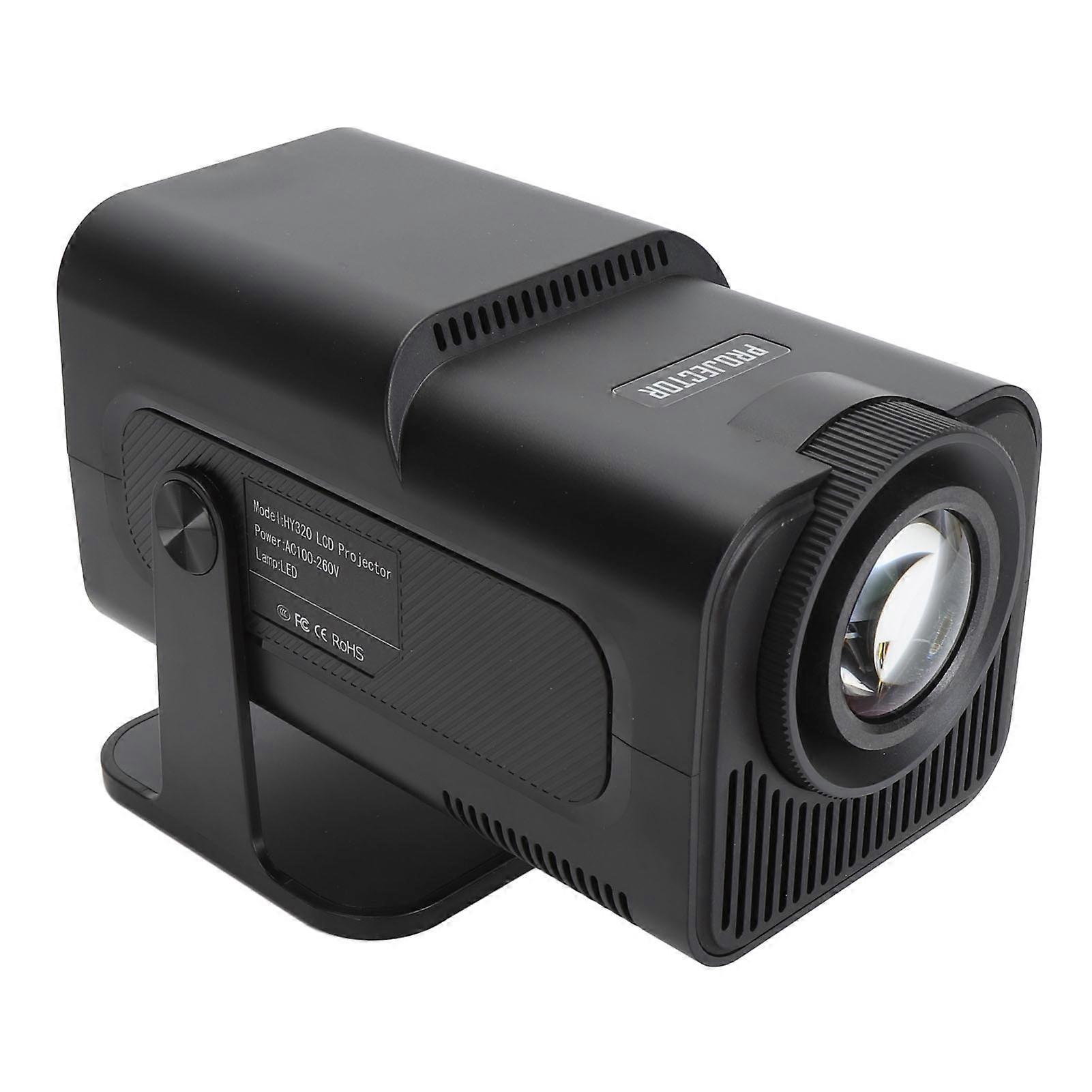 Small Projector 4K 10000lm Auto Trapezoidal 180 Degree Rotation Portable Projector with 2.4G 5G WiFi Bluetooth 5.0 100250V AU Plug