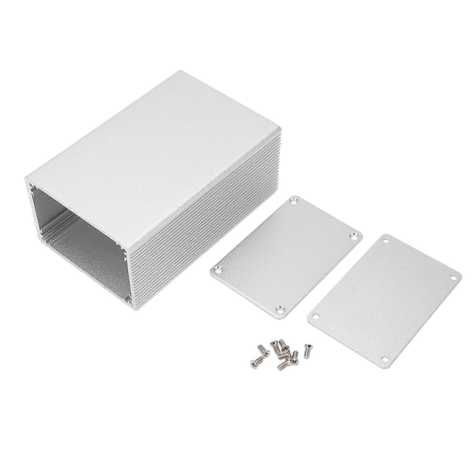 Aluminum Project Box Sandblasting Silver Waterproof Electronic Project Box Case for Circuit Board