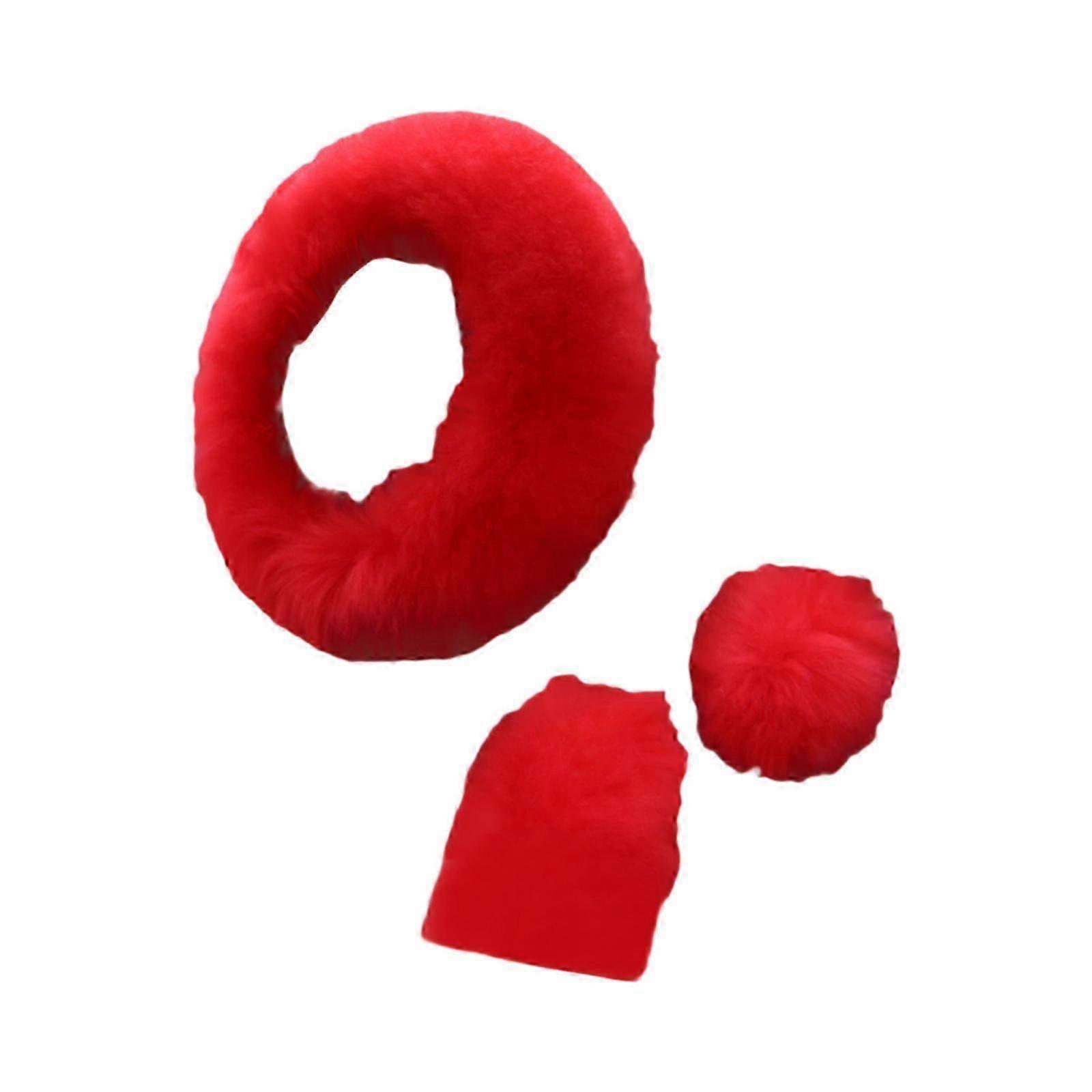 Generic Fuzzy Steering Wheel Cover Soft Comfortable Steering Wheel Protector