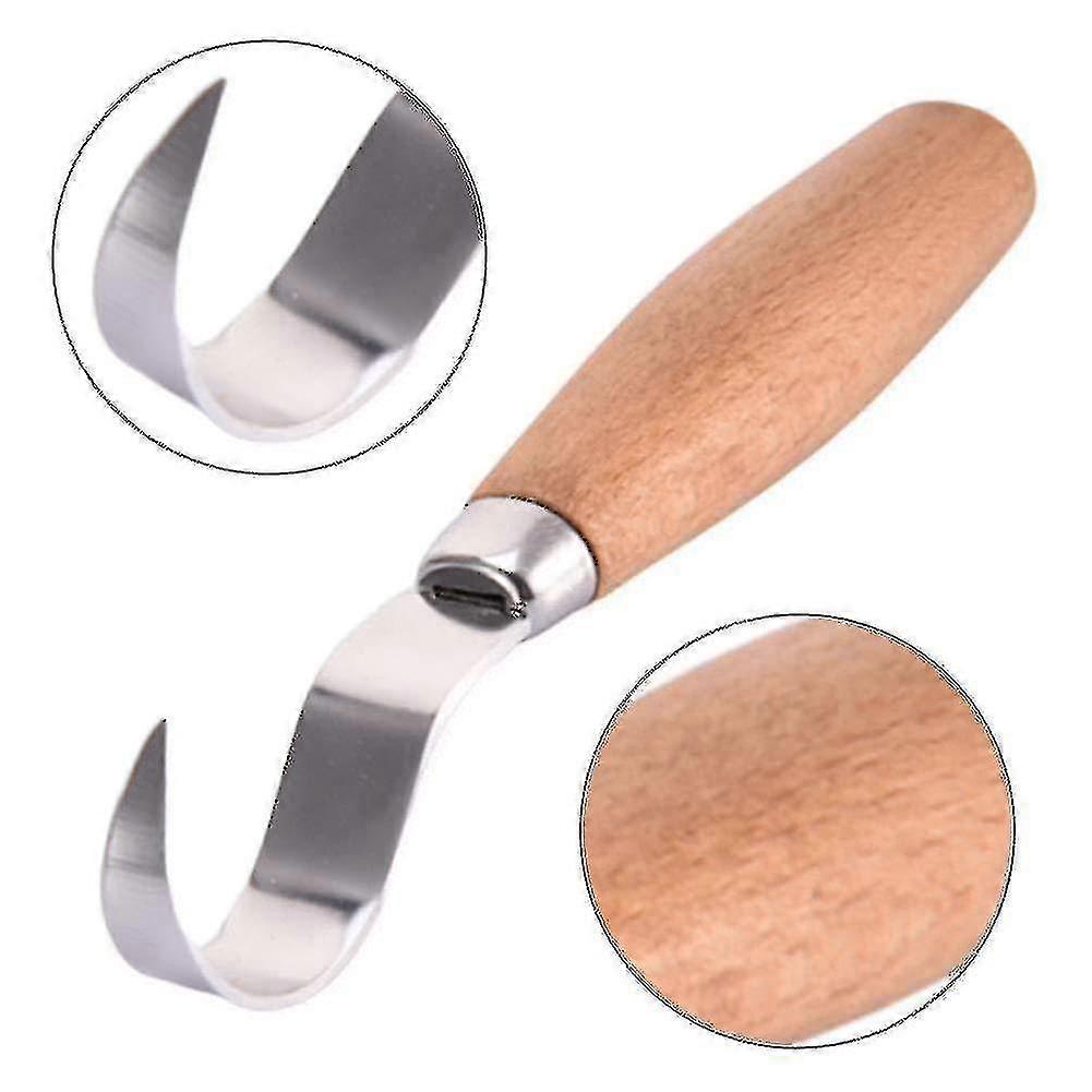 Wood Carving Hook Knife Crooked Tool Set For Bowl Cups Spoons Carving Right Handed Wood Carving Knife Curved Tools For Beginners
