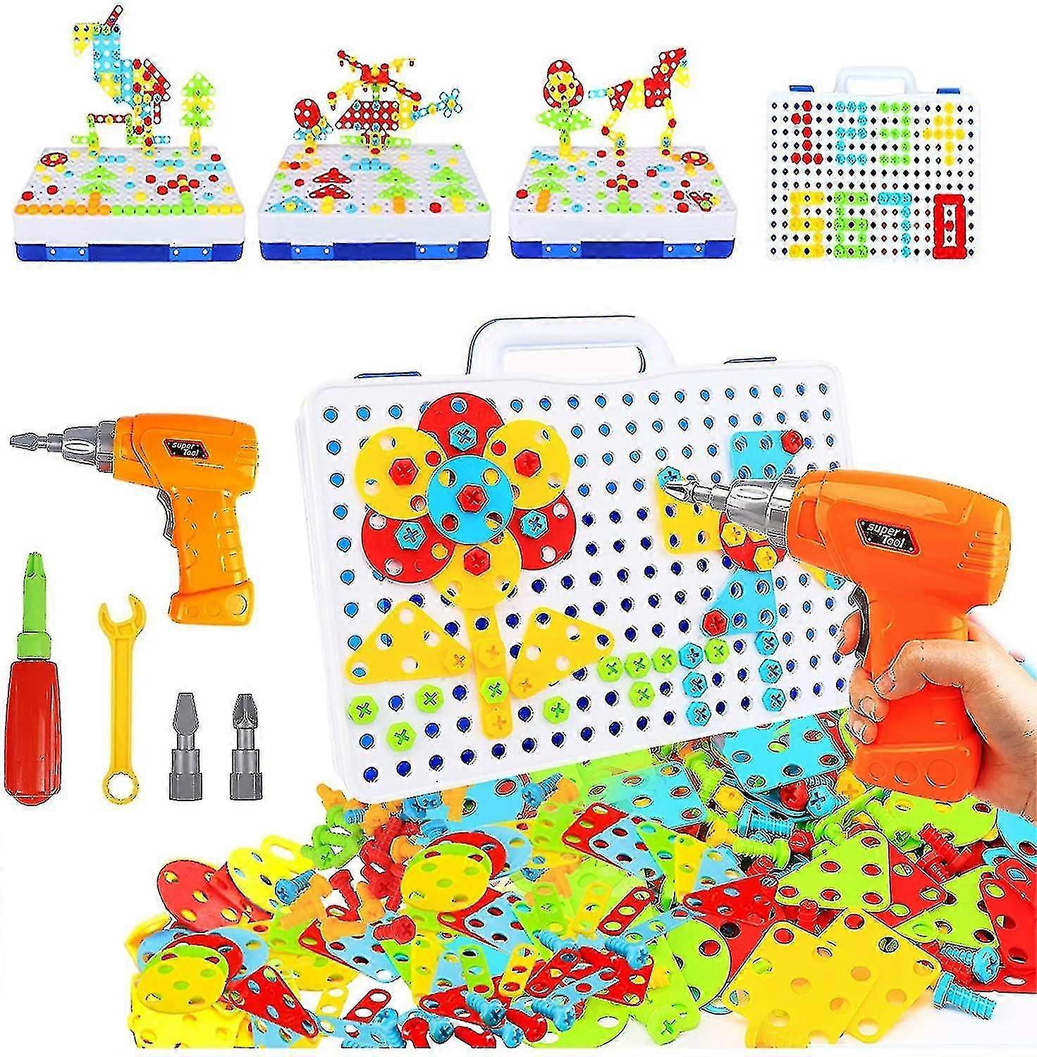 3d Construction Building Blocks Playset