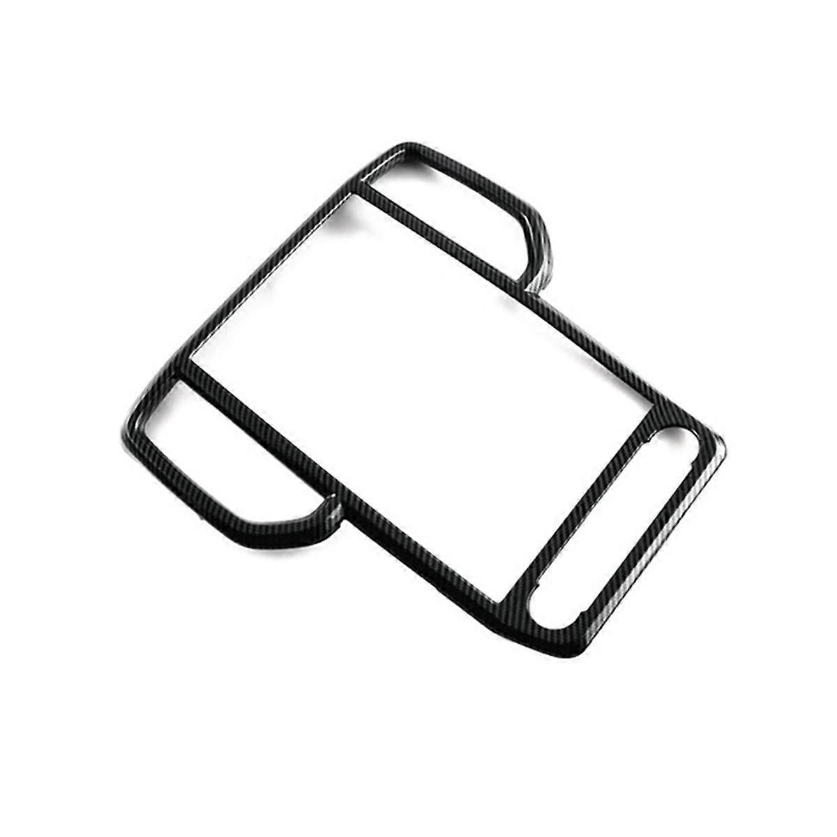 For 2023 2024 Car Center Control Outlet Cover Display Display Trim Tilbehør ABS Kulfiber