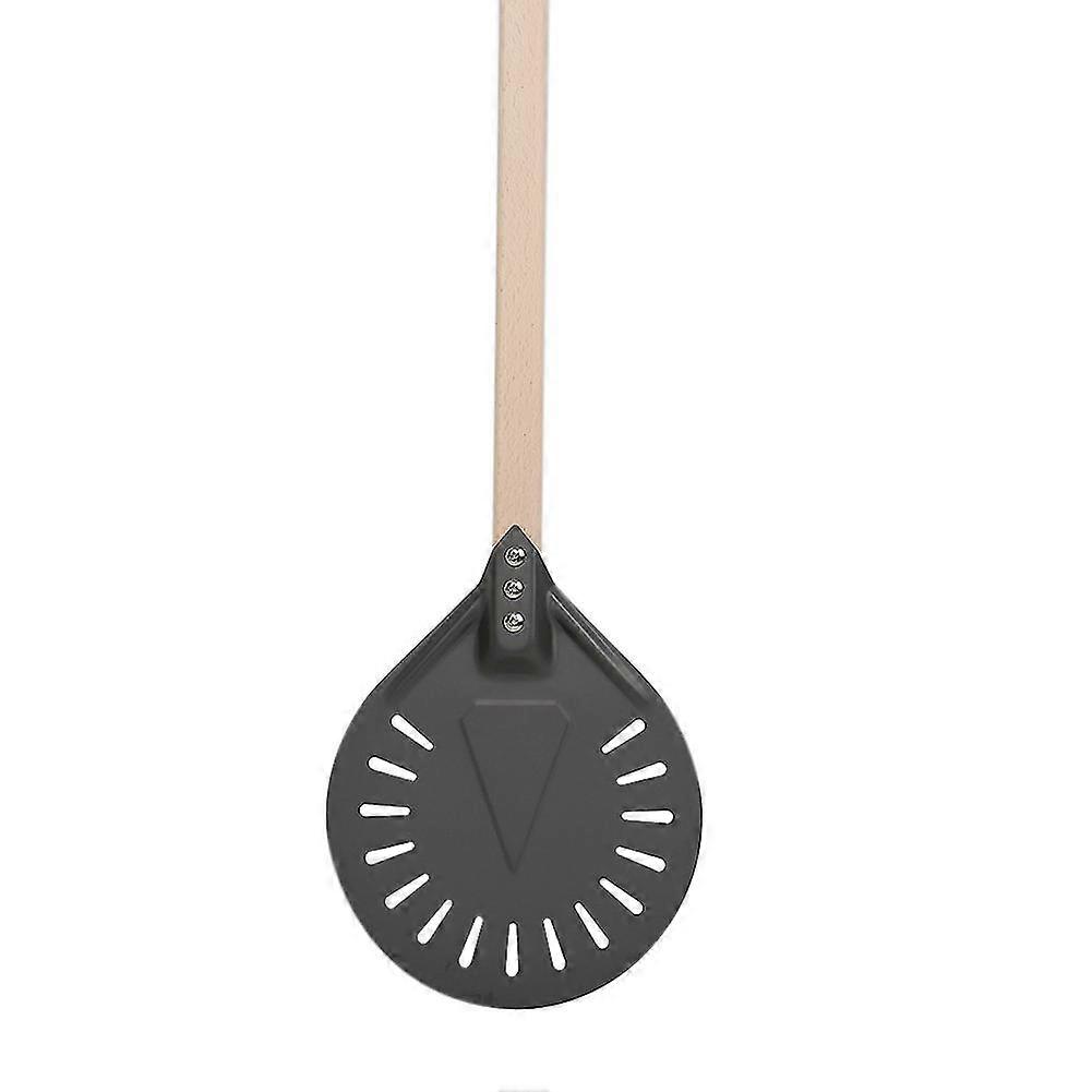 pizza paddle short round pizza tool 9 inch perforated pizza shovel