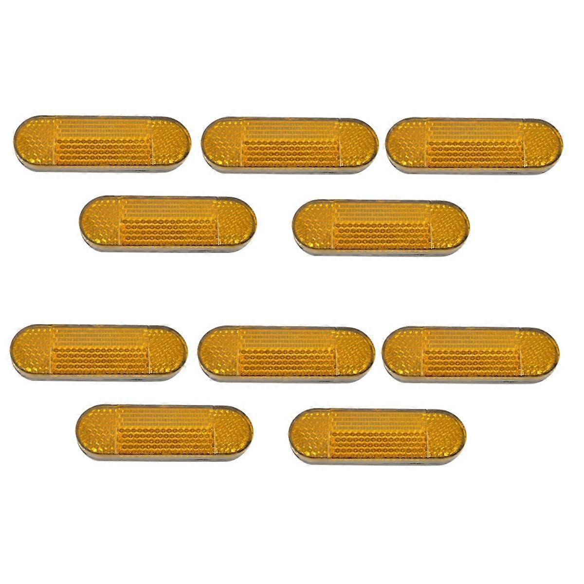 10PC Front Tube Reflector Safety Reflective Electric Scooter Night Protect Shell Warning Parts