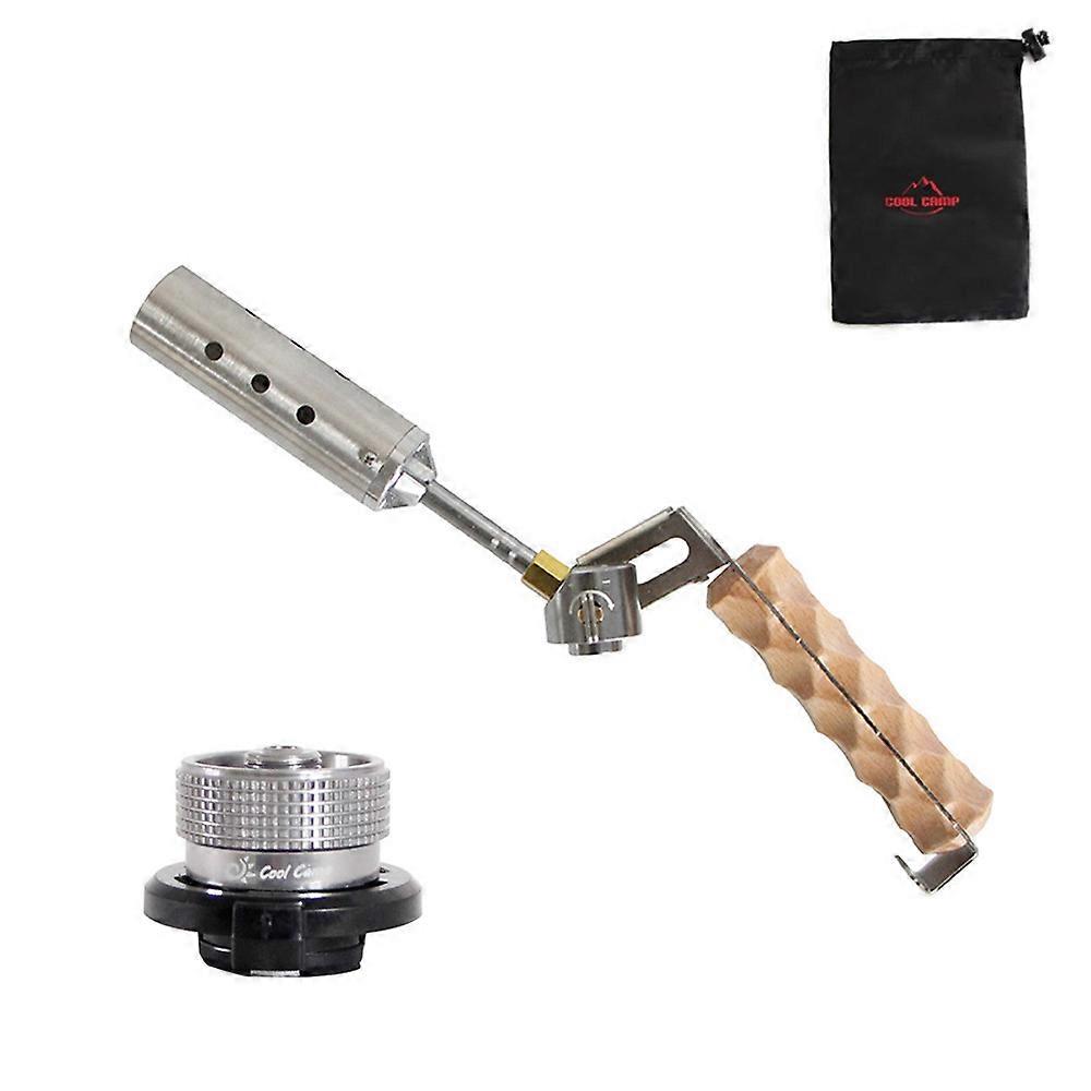 Wood Handle Camping Folding Fire Torch Fire Starter Charcoal Lighter for Barbecue Camping