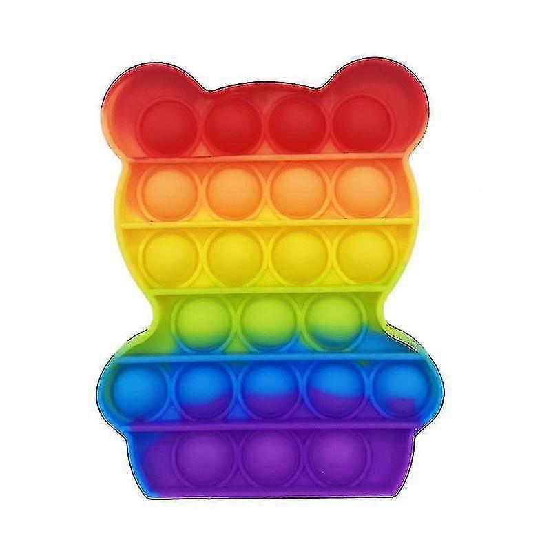 Stress Relief Colorfull Bear Shape Toy