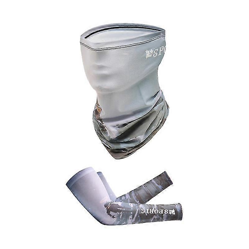 Käsivarsihihat Säärystin Kasvosuoja retkeilyyn, pyöräilyyn, ulkoiluun, jäätikkö