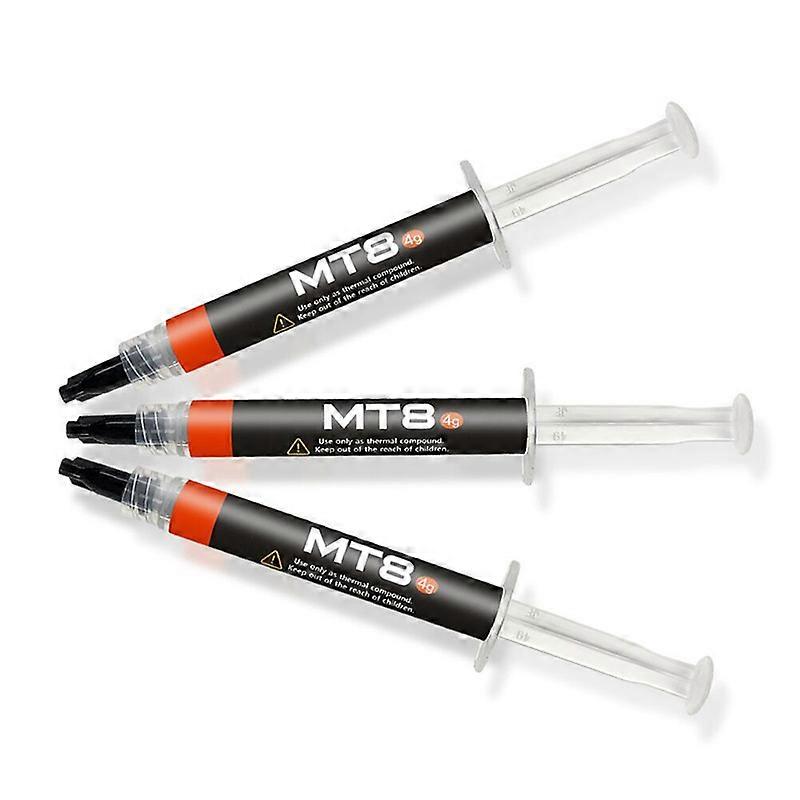 Thermal Paste, Three Sticks 2g New Upgraded Easy-to-Apply Carbon-Based Thermal Paste, Thermal Paste for GPU/CPU/VGA/IC/LED