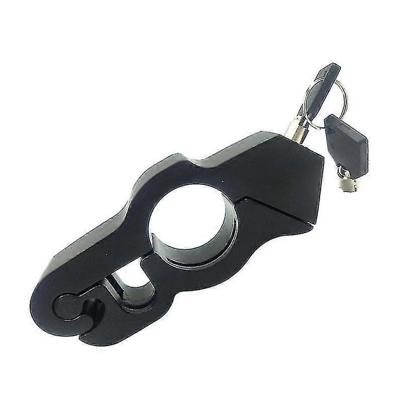 Yaju Motorcycle Handle Security Lock Motorcycle Brake Security Lock With 2 Keys1set-black