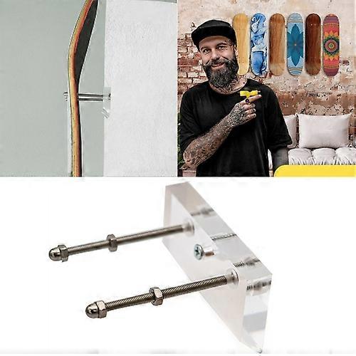 2 PCS Four-Wheel Skateboard Wall Mount Bracket