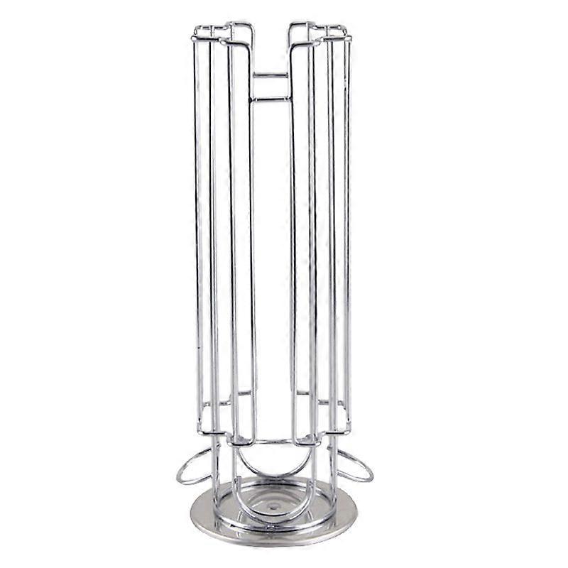 Coffee Capsule Rack, Capsule Holder Dispenser Rotating Display for 24 Capsules, 360 Degree Rotatable Capsule Rack
