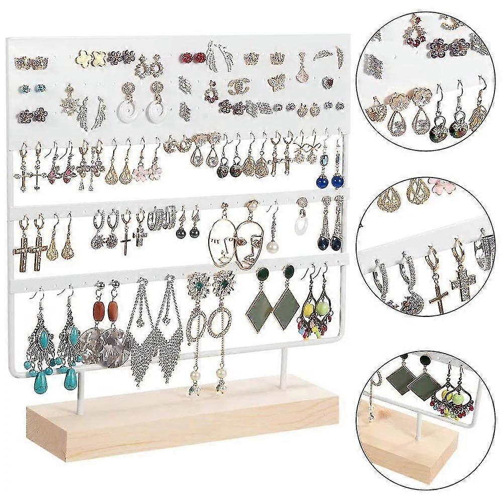 144 Holes Earring Holder Rack Jewellery Display Stud Storage Stand
