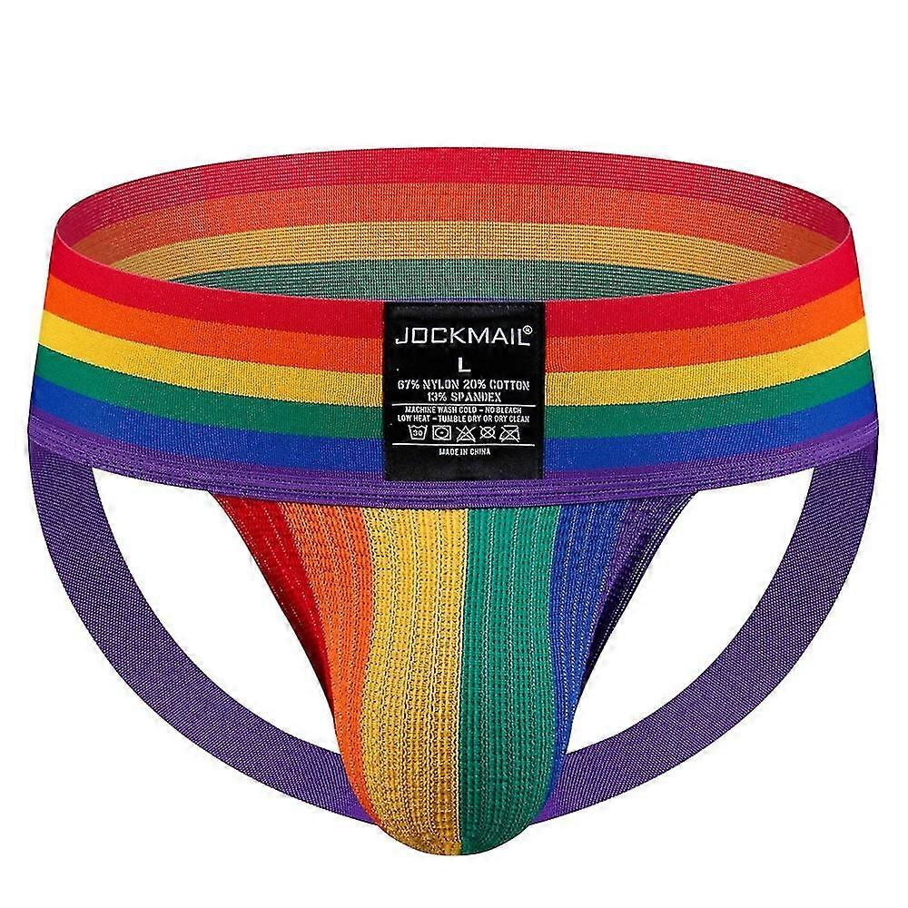 JOCKMAIL alusvaatteet Miesten String Jockstrap Alusvaatteet G String Man Pussi Cueca Homem Alushousut Leveä Wai