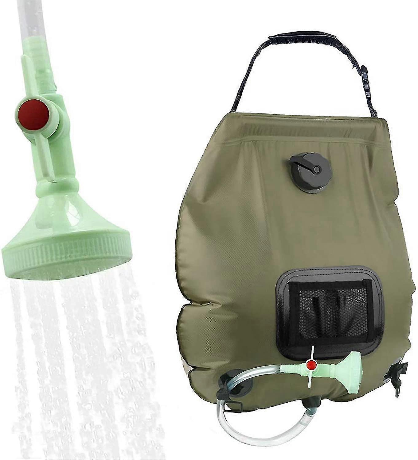 Solar Shower Bag,shower Bag With Detachable Hose And Shower Head