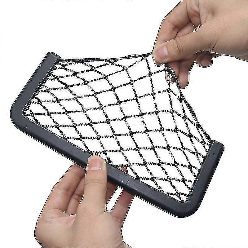 1 Pcs Universal Black Storage Bag Elastic Flexible Esh Car Net Bag