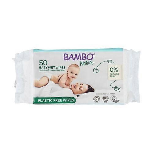 Plastic-free wipes 50 units