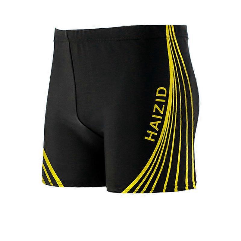 Men's Square Leg Athletic Swim Jammers Durable Training Splice Team Swimsuit