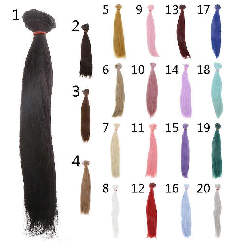 3x25x100cm人形のかつらの髪の高温繊維は1/3 1/4 1/6 DOD DIYパターン1に適合