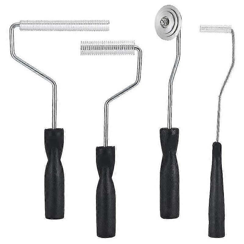 glass fiber roller tool kit,4-piece glass fiber resin for ship repair